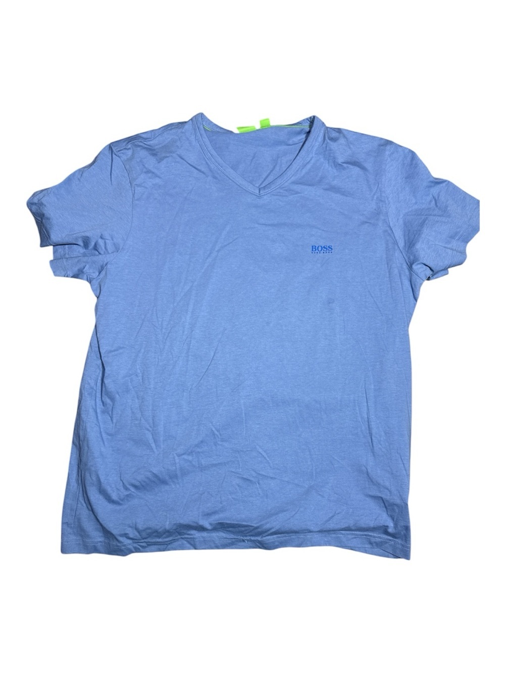 BOSS Hugo Boss Light Blue V-neck Tee XXL